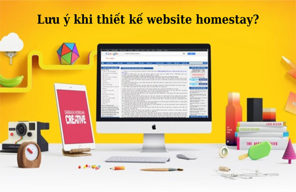 những lưu ý khi thiết kế website homestay